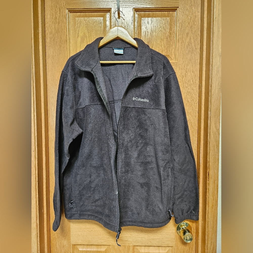 Columbia Black Fleece Jacket 2X